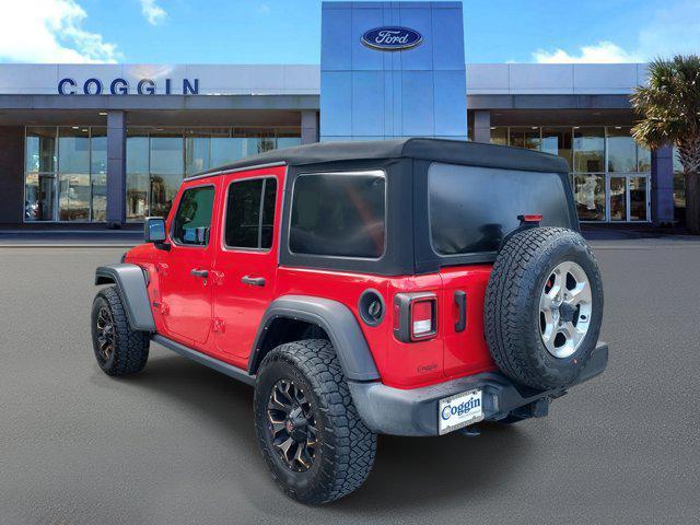 used 2021 Jeep Wrangler Unlimited car, priced at $24,437