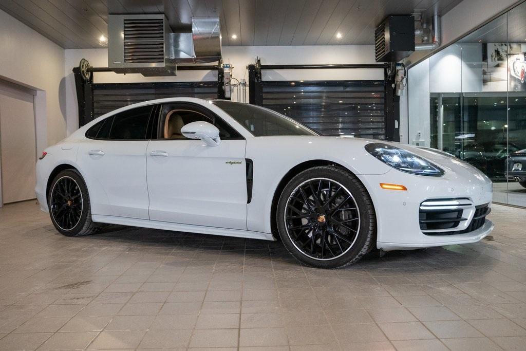 used 2021 Porsche Panamera e-Hybrid car, priced at $79,989