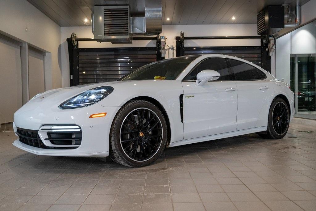 used 2021 Porsche Panamera e-Hybrid car, priced at $79,989