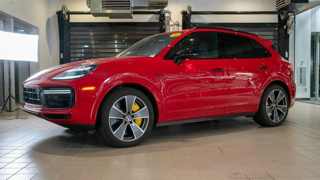 used 2023 Porsche Cayenne E-Hybrid car, priced at $138,499