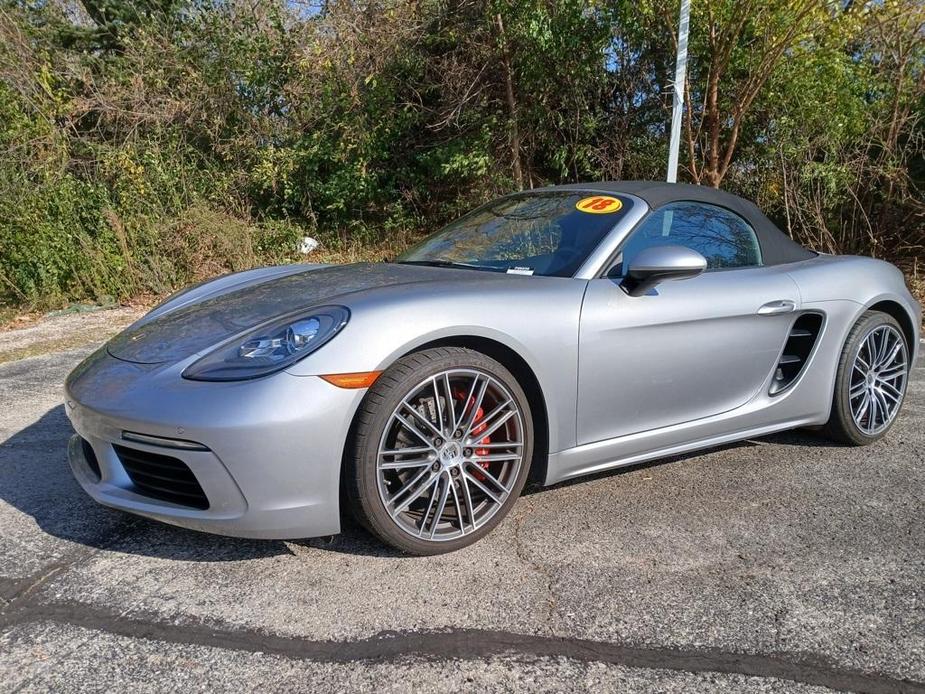 used 2018 Porsche 718 Boxster car, priced at $66,499