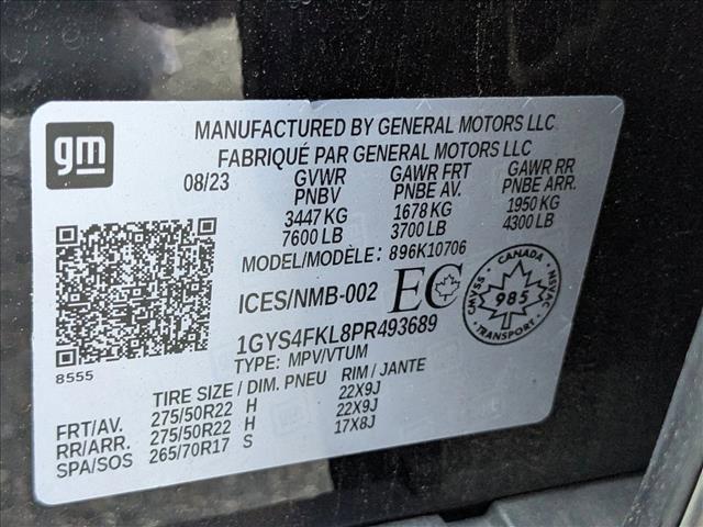 used 2023 Cadillac Escalade car, priced at $74,852