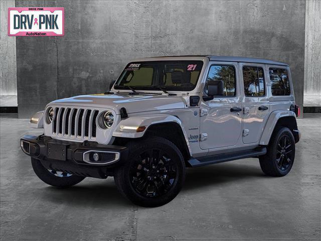 used 2021 Jeep Wrangler Unlimited car, priced at $32,597