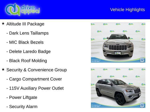 used 2015 Jeep Grand Cherokee car, priced at $12,326