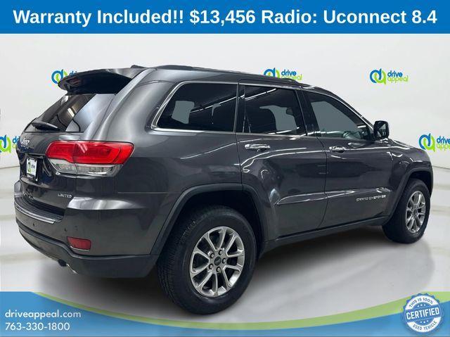 used 2015 Jeep Grand Cherokee car, priced at $13,456