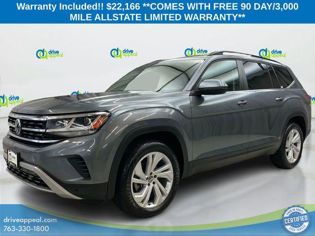 used 2021 Volkswagen Atlas car, priced at $22,166