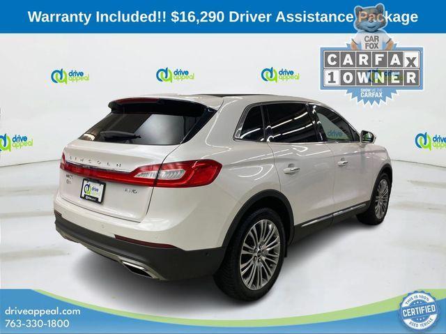 used 2016 Lincoln MKX car, priced at $16,290