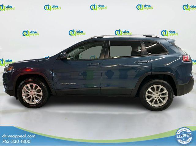 used 2021 Jeep Cherokee car, priced at $16,720