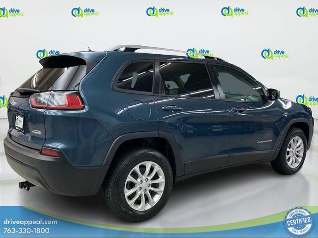 used 2021 Jeep Cherokee car, priced at $16,720
