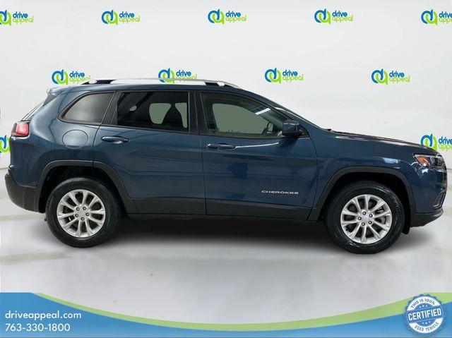 used 2021 Jeep Cherokee car, priced at $16,720
