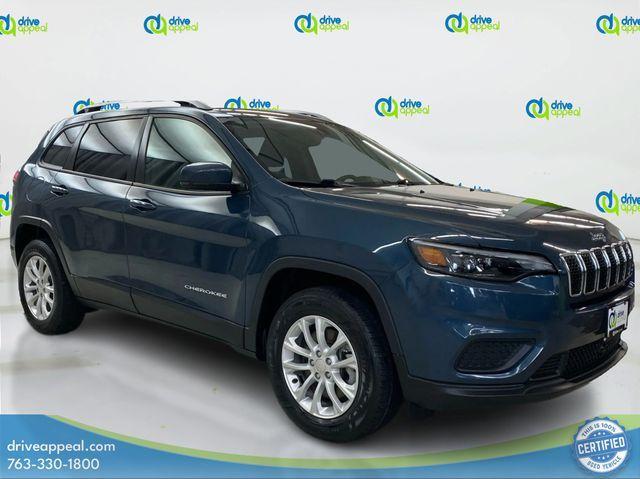used 2021 Jeep Cherokee car, priced at $16,720