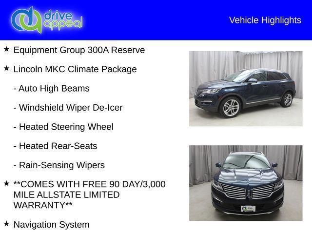 used 2017 Lincoln MKC car, priced at $15,317