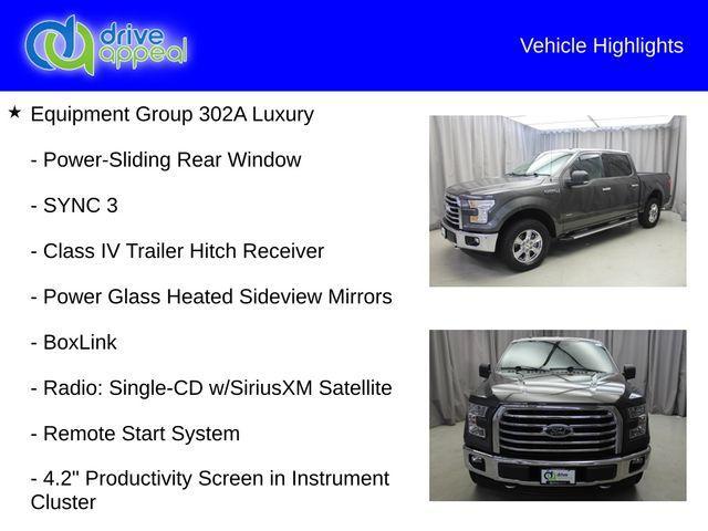 used 2017 Ford F-150 car, priced at $25,490