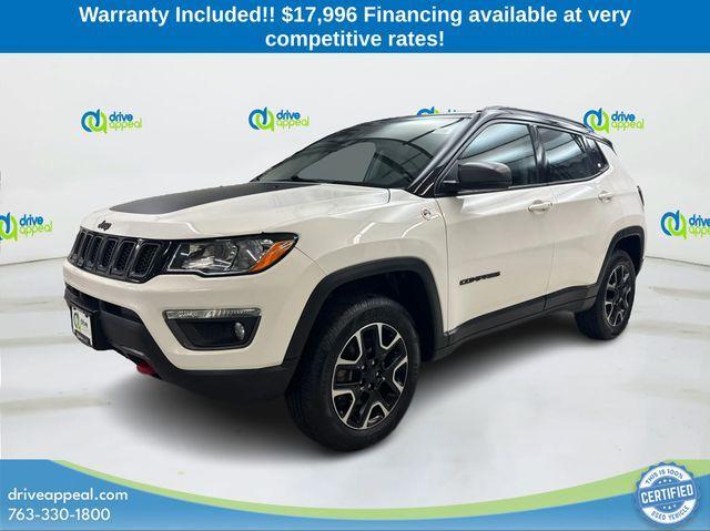 used 2021 Jeep Compass car, priced at $17,996
