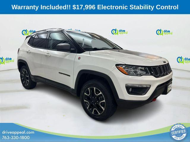 used 2021 Jeep Compass car, priced at $17,996