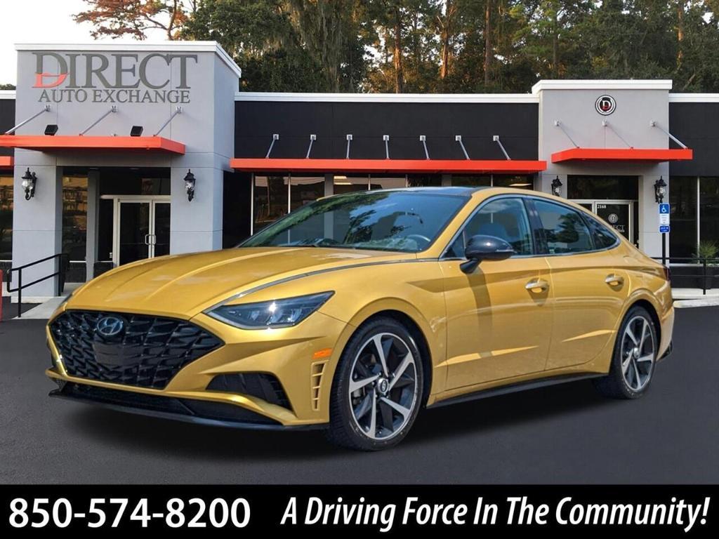 used 2021 Hyundai Sonata car, priced at $21,995