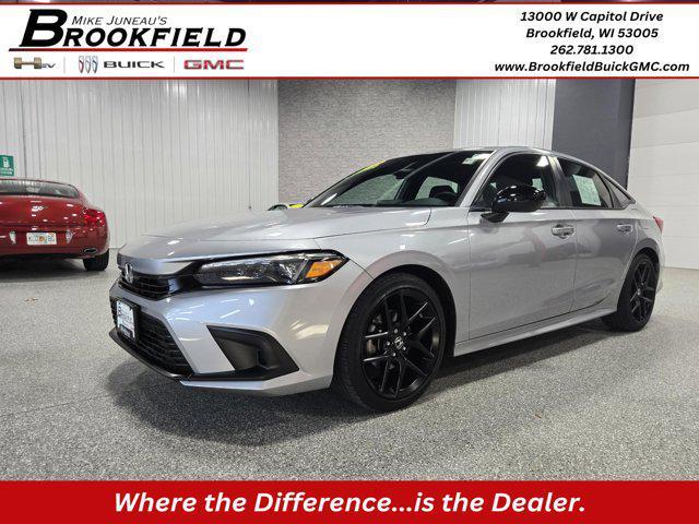 used 2022 Honda Civic car, priced at $24,990