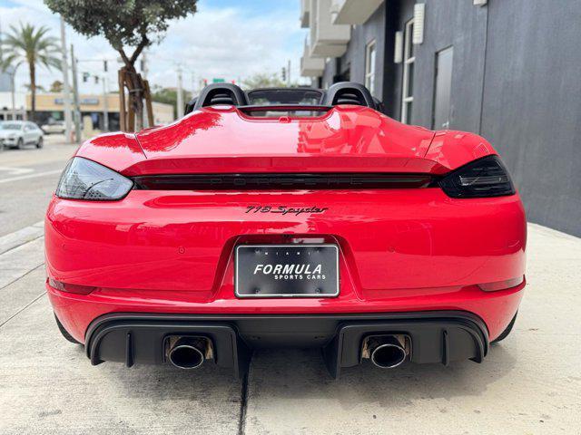 used 2021 Porsche 718 Spyder car, priced at $139,800