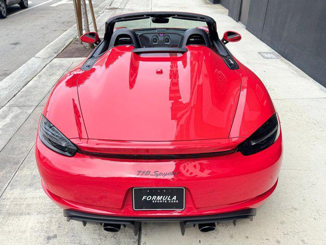 used 2021 Porsche 718 Spyder car, priced at $139,800