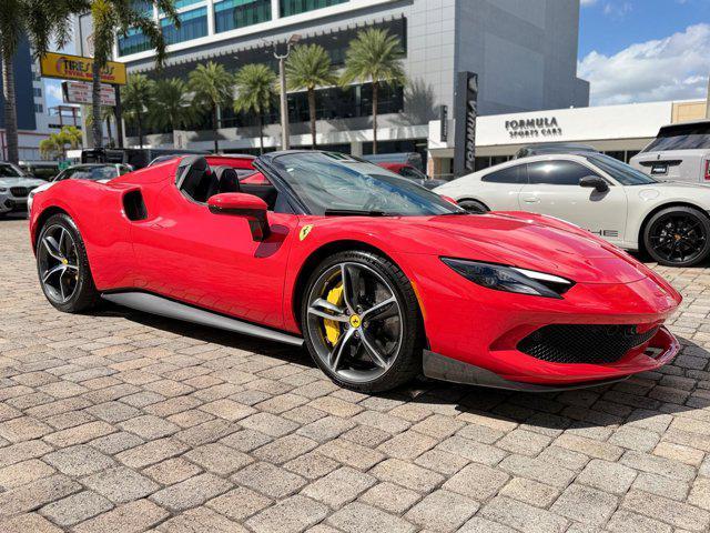 used 2024 Ferrari 296 GTS car, priced at $419,800