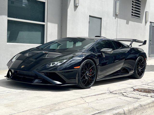 used 2021 Lamborghini Huracan STO car, priced at $385,800