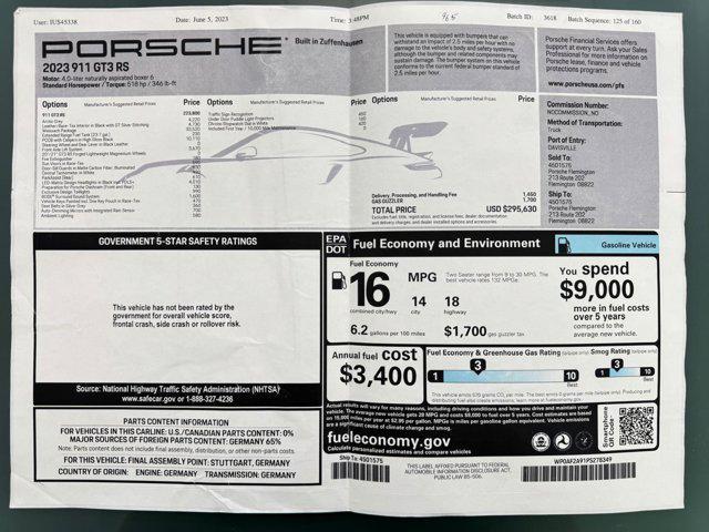 used 2023 Porsche 911 car, priced at $405,800