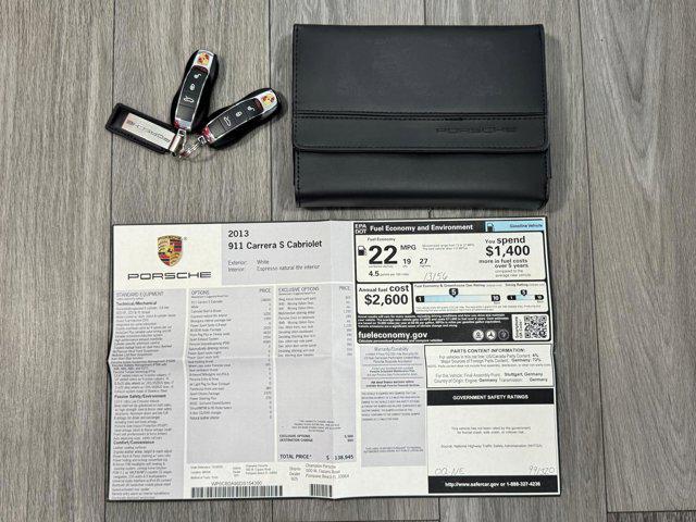 used 2013 Porsche 911 car, priced at $83,800