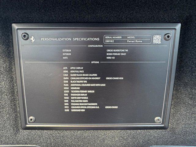 used 2022 Ferrari Roma car, priced at $205,800