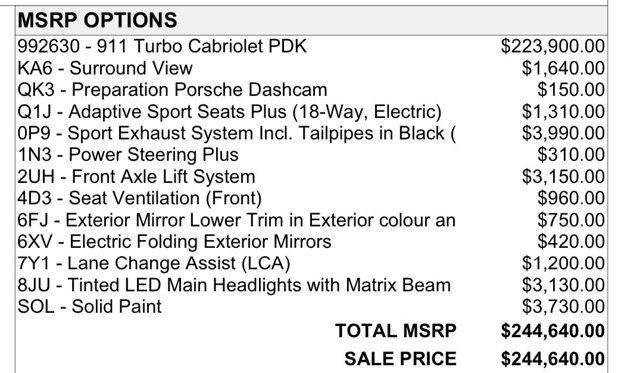 used 2023 Porsche 911 car, priced at $234,800