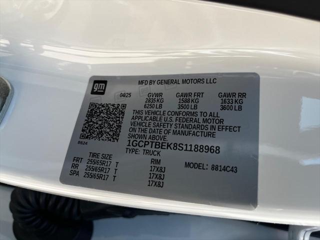 new 2025 Chevrolet Colorado car, priced at $34,765
