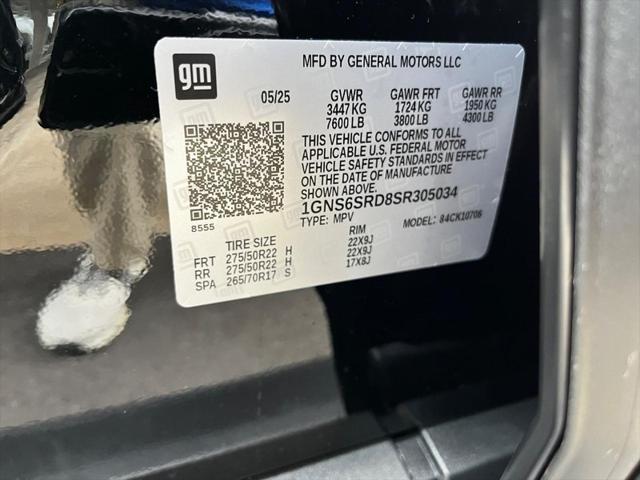 new 2025 Chevrolet Tahoe car, priced at $83,660
