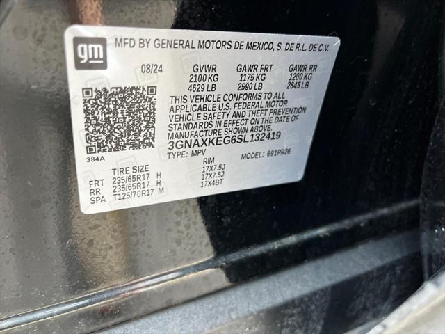 new 2025 Chevrolet Equinox car, priced at $31,880