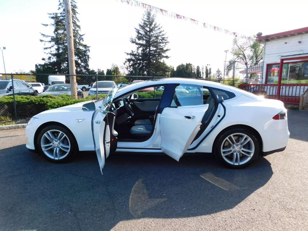 used 2014 Tesla Model S car, priced at $17,495