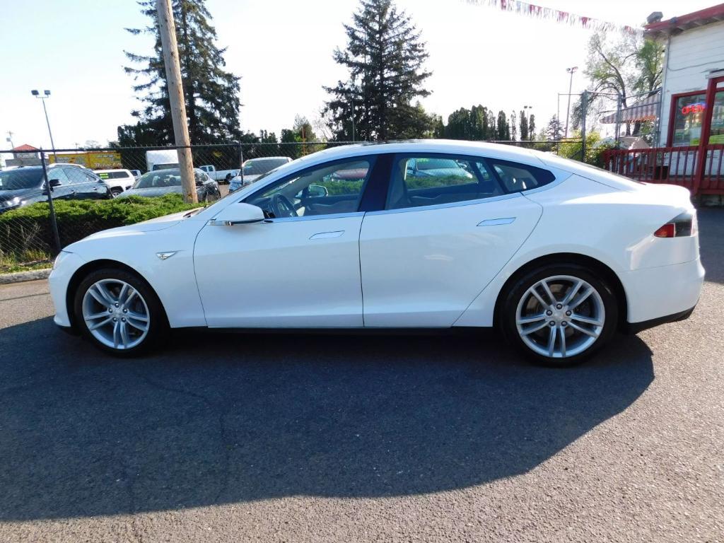 used 2014 Tesla Model S car, priced at $17,495