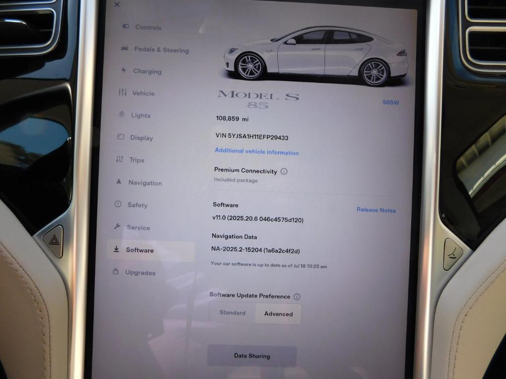 used 2014 Tesla Model S car, priced at $16,995