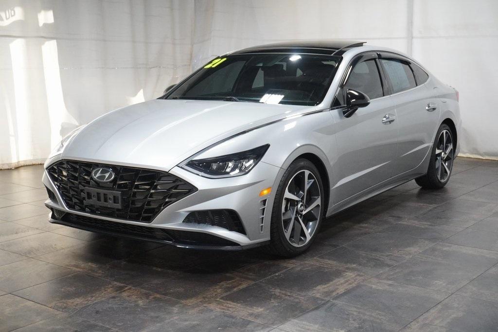 used 2021 Hyundai Sonata car, priced at $24,989