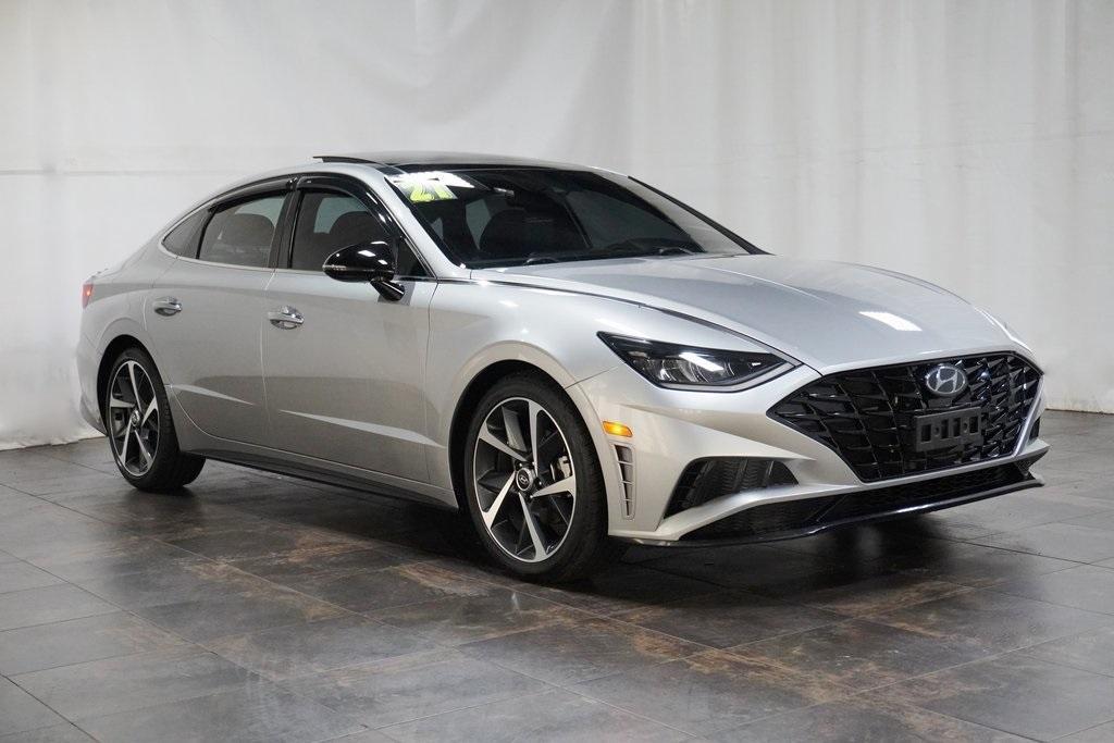 used 2021 Hyundai Sonata car, priced at $24,989