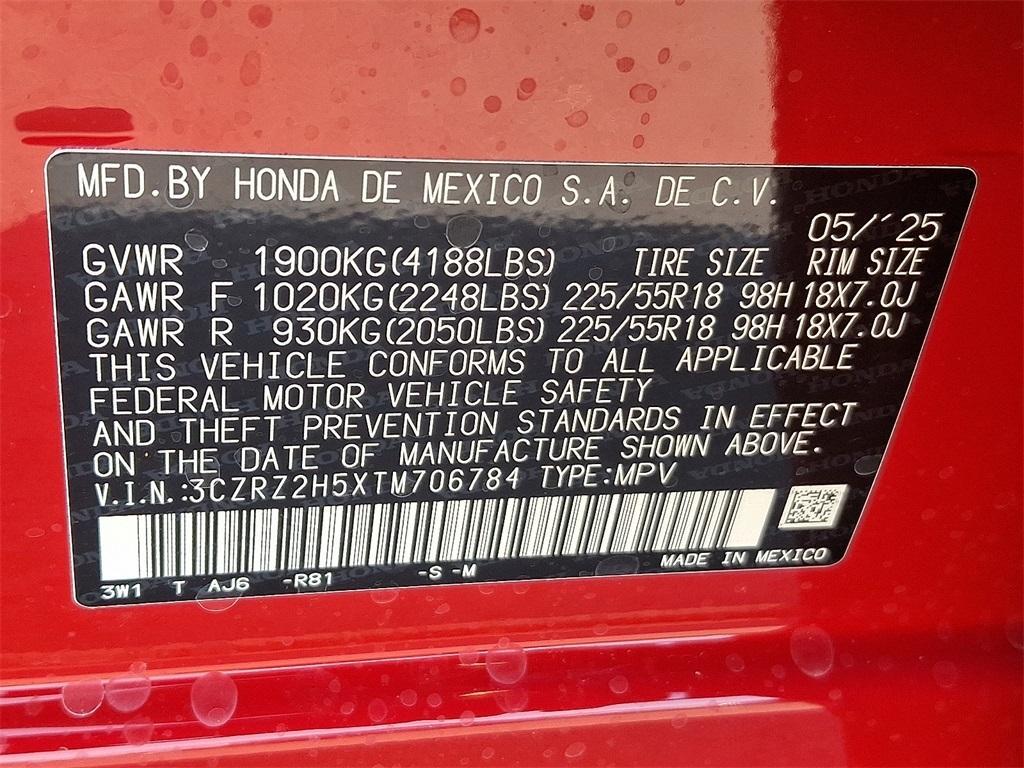new 2026 Honda HR-V car, priced at $30,895