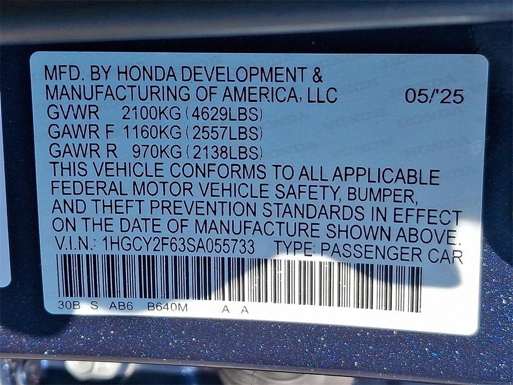 new 2025 Honda Accord Hybrid car, priced at $36,090