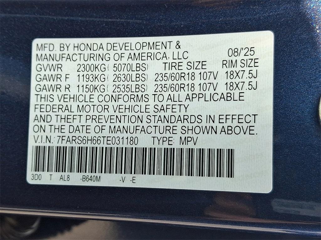 new 2026 Honda CR-V Hybrid car, priced at $40,250