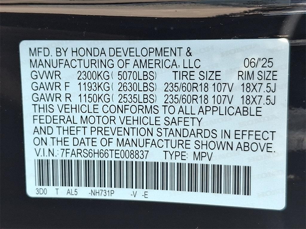 new 2026 Honda CR-V Hybrid car, priced at $40,195