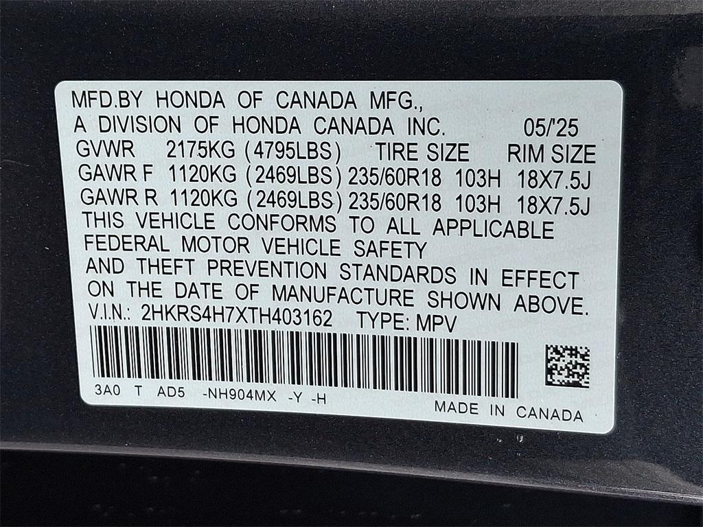 new 2026 Honda CR-V car, priced at $38,295