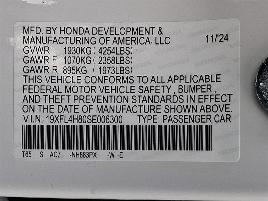 new 2025 Honda Civic Hybrid car