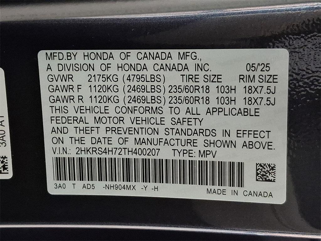new 2026 Honda CR-V car, priced at $38,295