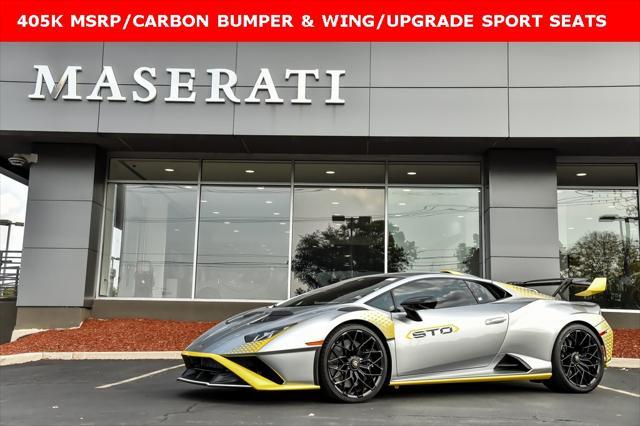 used 2023 Lamborghini Huracan STO car, priced at $369,000