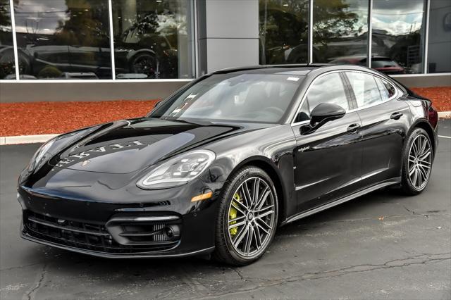 used 2021 Porsche Panamera e-Hybrid car, priced at $78,889