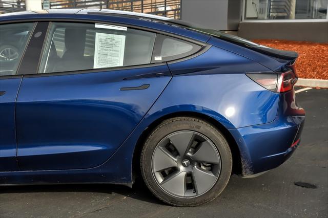 used 2022 Tesla Model 3 car, priced at $28,996