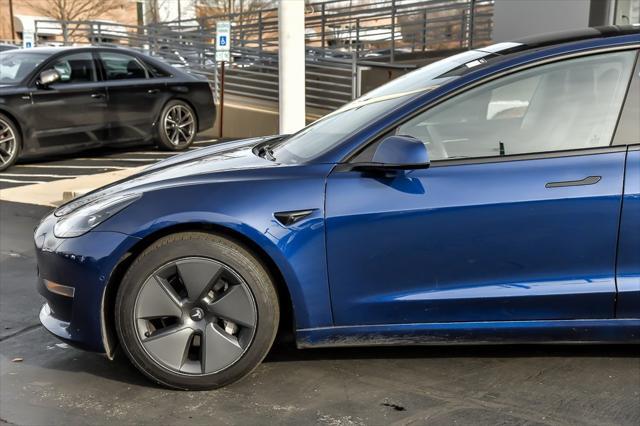 used 2022 Tesla Model 3 car, priced at $28,996