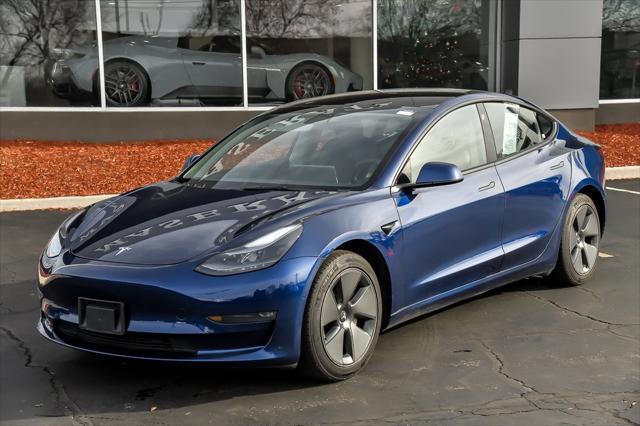 used 2022 Tesla Model 3 car, priced at $28,996