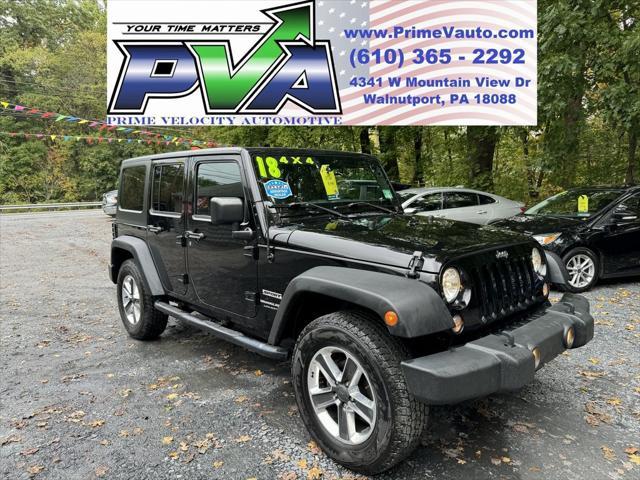 used 2018 Jeep Wrangler JK Unlimited car, priced at $20,988